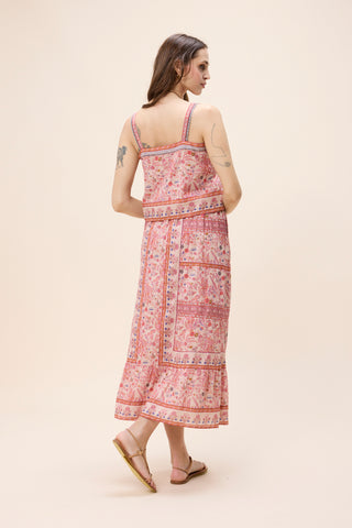 Elie Ankle Skirt - Dahlia