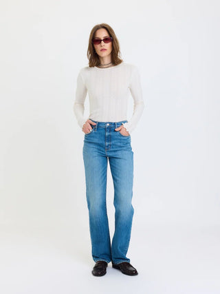 Sundaze High Rise Vintage Straight in Cloudline