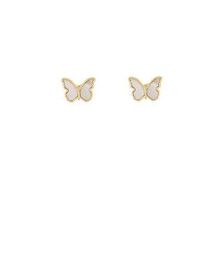 MOP Butterfly Stud Earrings