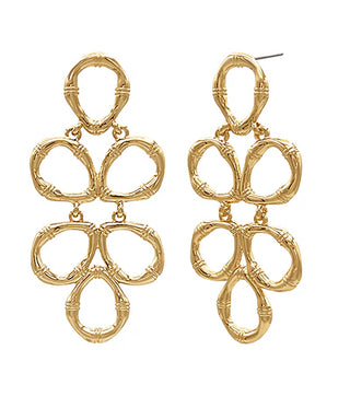 Gold Bamboo Lisi Earrings