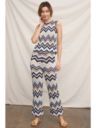 Zigzag Crochet Sleeveless Top