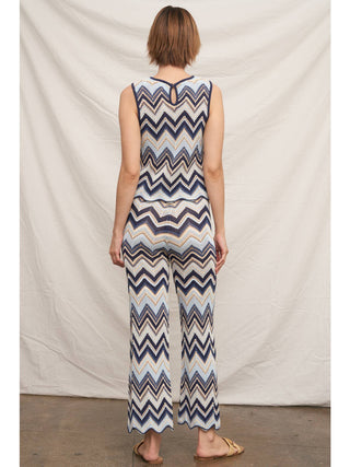 Zigzag Crochet Sleeveless Top