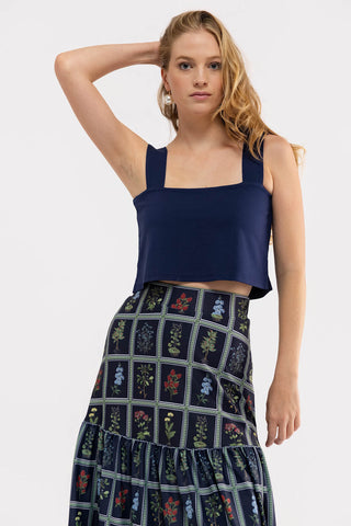 Shelly Top - Navy