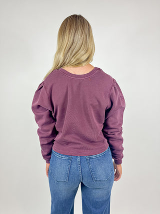 Raya Sweatshirt - Plum Berry