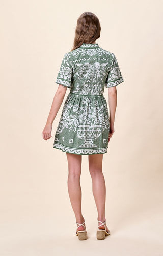 Starling Mini Dress - Verdant Flight