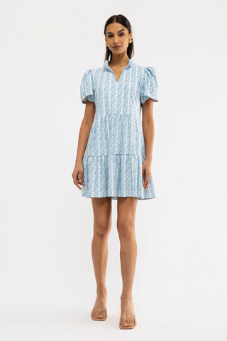 Navy Dress - Marigold Twist