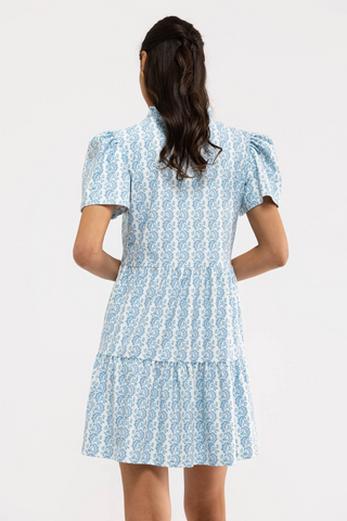 Navy Dress - Marigold Twist