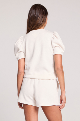 Short Sleeve Pullover - Ecru