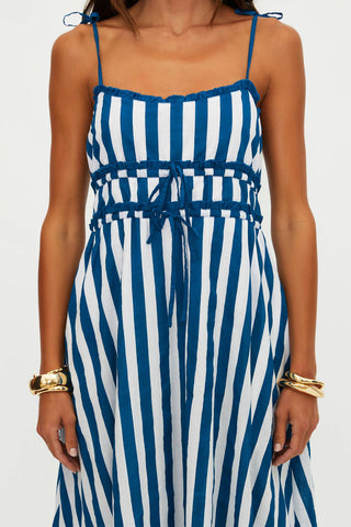 Levie Maxi Dress- Twilight Tides Stripes