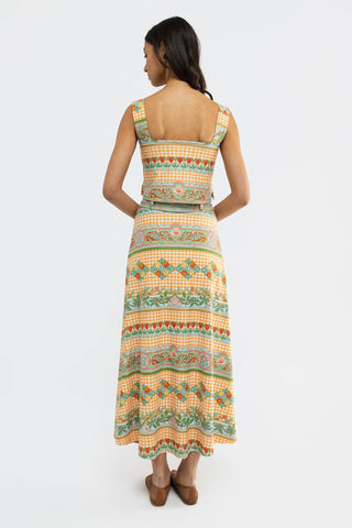 Shelly Top- Garden Gingham