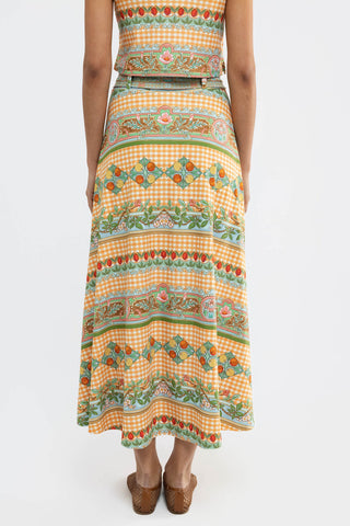 Bennett Skirt- Garden Gingham