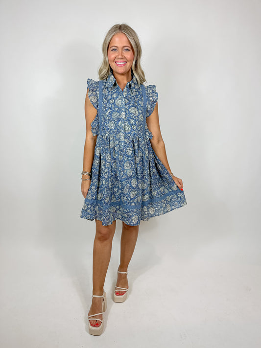 Shelly Floral Ruffle Dress