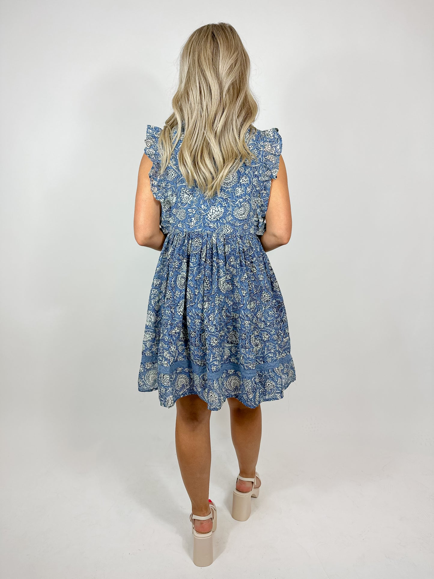 Shelly Floral Ruffle Dress