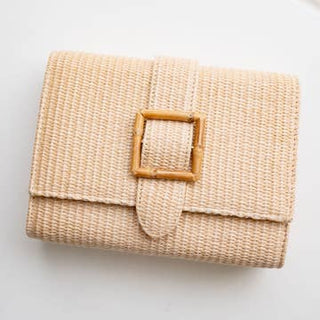 Janie Straw Clutch