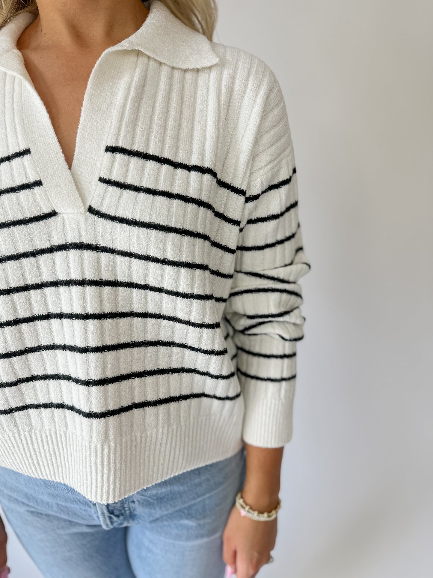 Vhari Striped Jumper