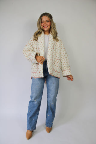 Floral Quilted Jacket