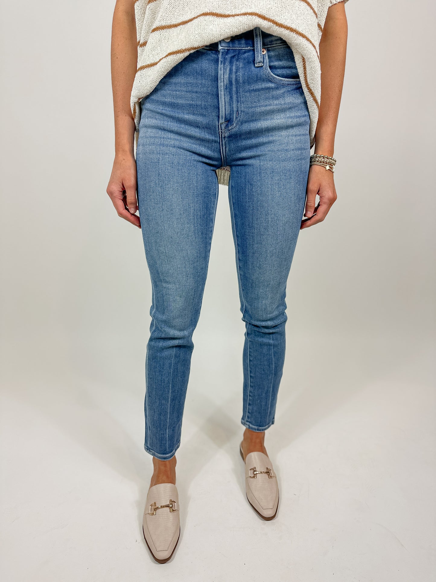 Pistola Madi High Rise Modern Slim Denim - Caravan