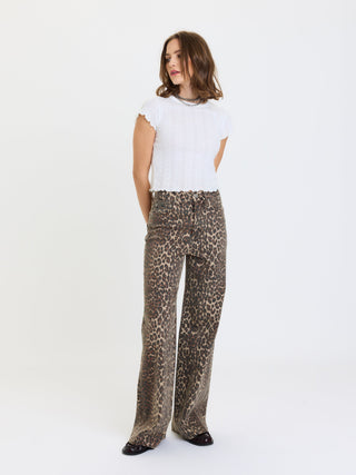 Far Out High Rise Wide Leg in Cool Cat