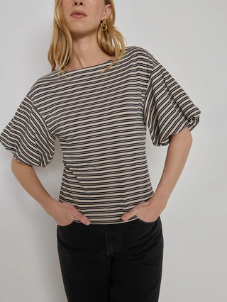 Sophia Top - Vintage Yarn Dye Stripe