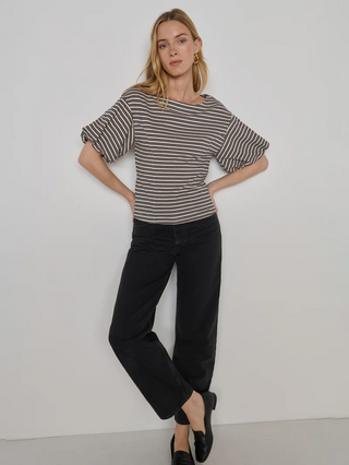 Sophia Top - Vintage Yarn Dye Stripe