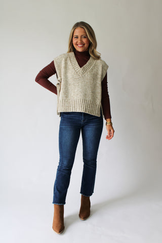 Frannie Side Tie Sweater Vest