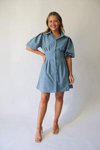 Jacqueline Bubble Sleeve Dress