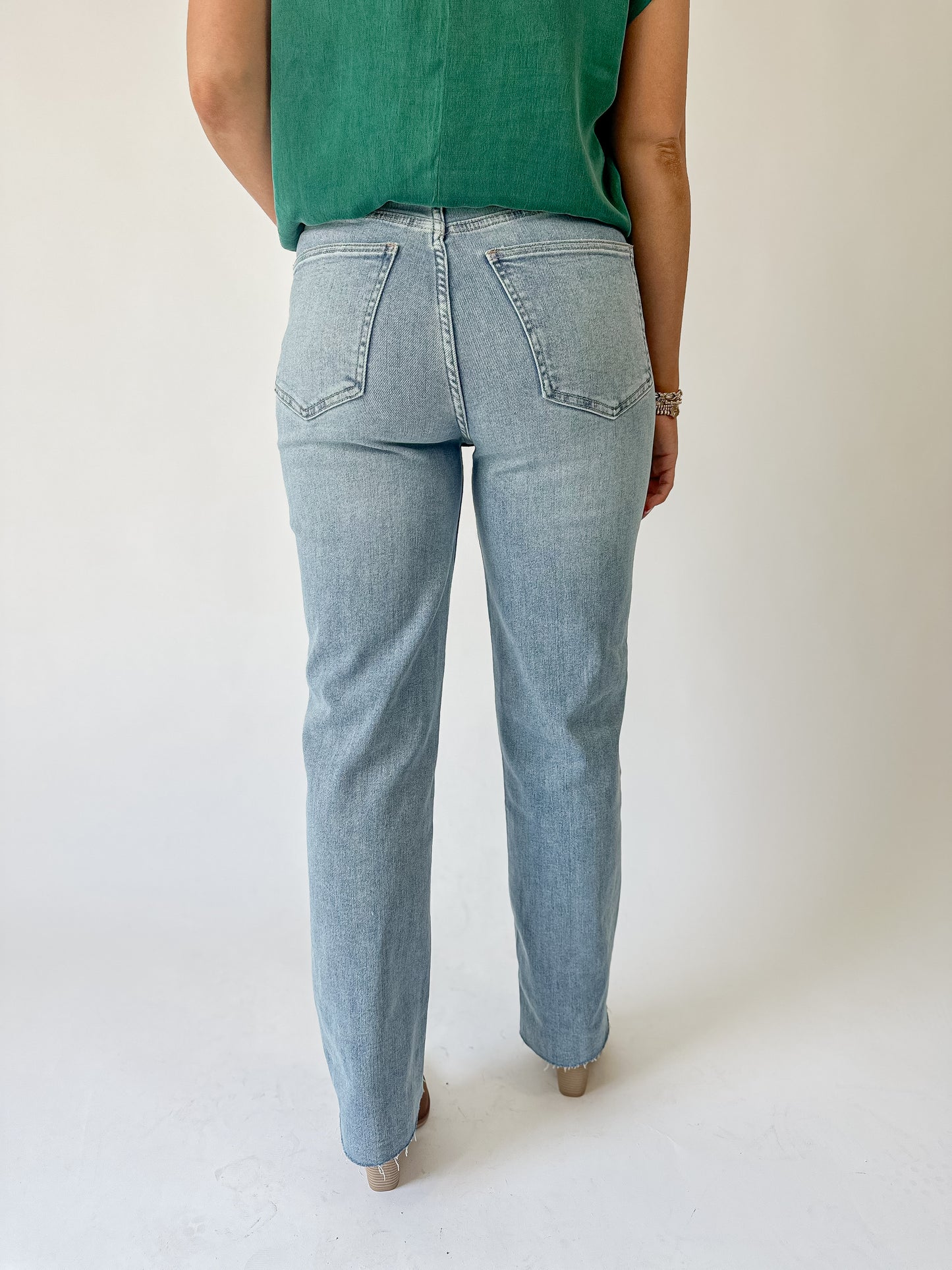 90s Ultra High Rise Ankle Straight Jeans