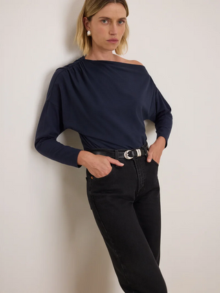 Pietra Off Shoulder Top - Night Sky