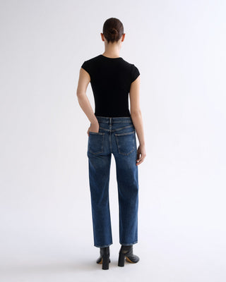 Harper Crop Jean in River