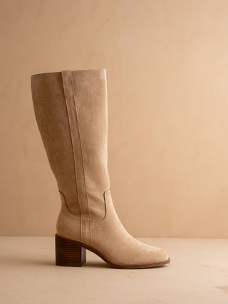 The Harriet Riding Boot-Almond