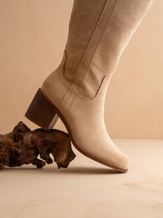 The Harriet Riding Boot-Almond