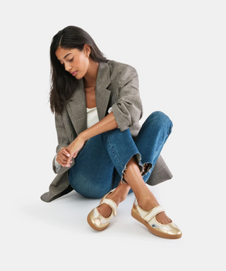 Nanet Sneakers Metallic Multi Leather