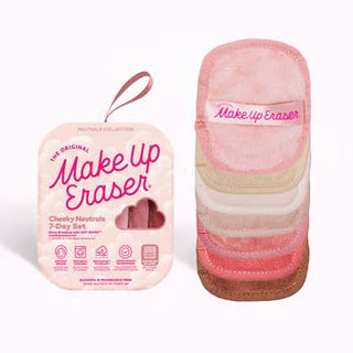 Sweet Cheeks Makeup Eraser 7-Day Set| Blush/Pink Neutrals