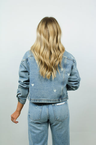 Sofia Embroidered Denim Jacket