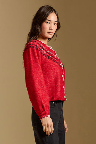 Joss Crimson Sweater
