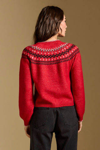 Joss Crimson Sweater