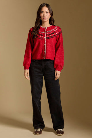 Joss Crimson Sweater