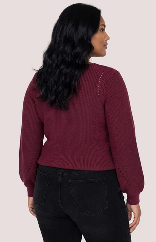 Hailey Pullover Sweater - Port