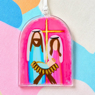 Holy Night Acrylic Ornament