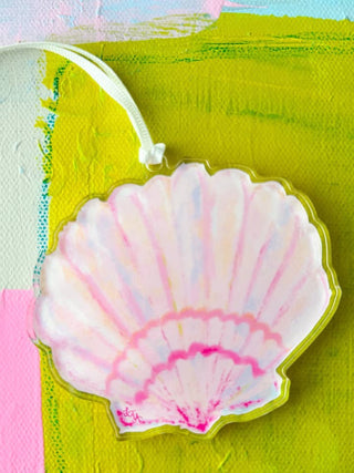 Pink Shell Acrylic Ornament