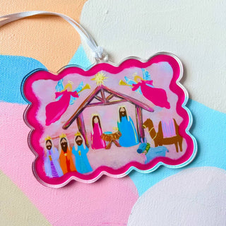 Joy to the World Acrylic Ornament