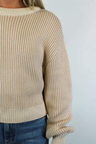 Sydney Sweater | Ivory & Oatmeal