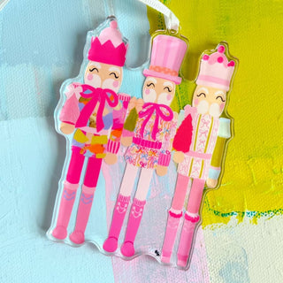 Sugarplum Trio Acrylic Ornament