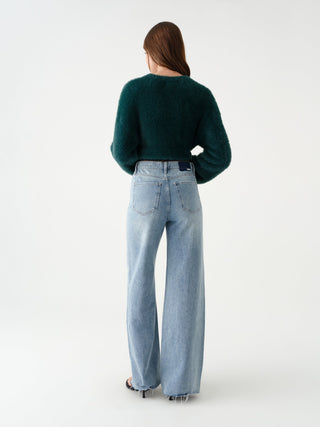 Far Out High Rise Wide Leg in Stardust