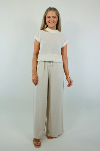 Figure Eight Linen Pants