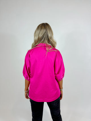 Poppy Top - Fuchsia