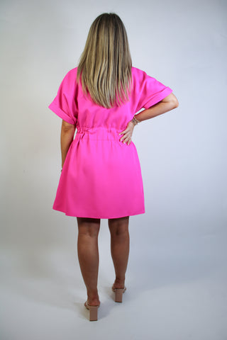 Pullover Dress - Pink Glo