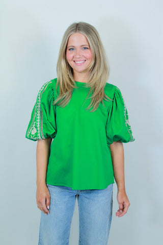 Nora Top - Green