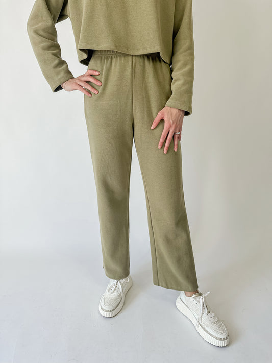 Sage Wide Leg Leisure Pants