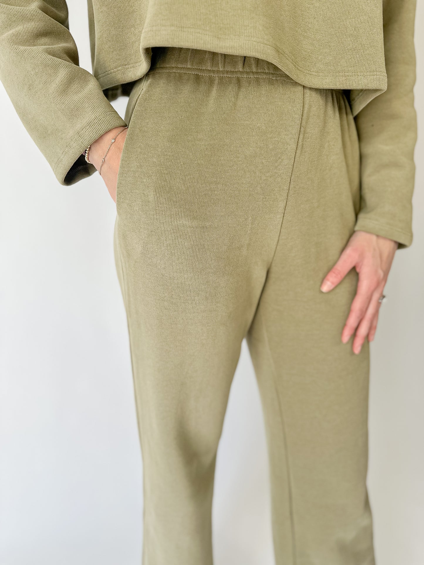 Sage Wide Leg Leisure Pants